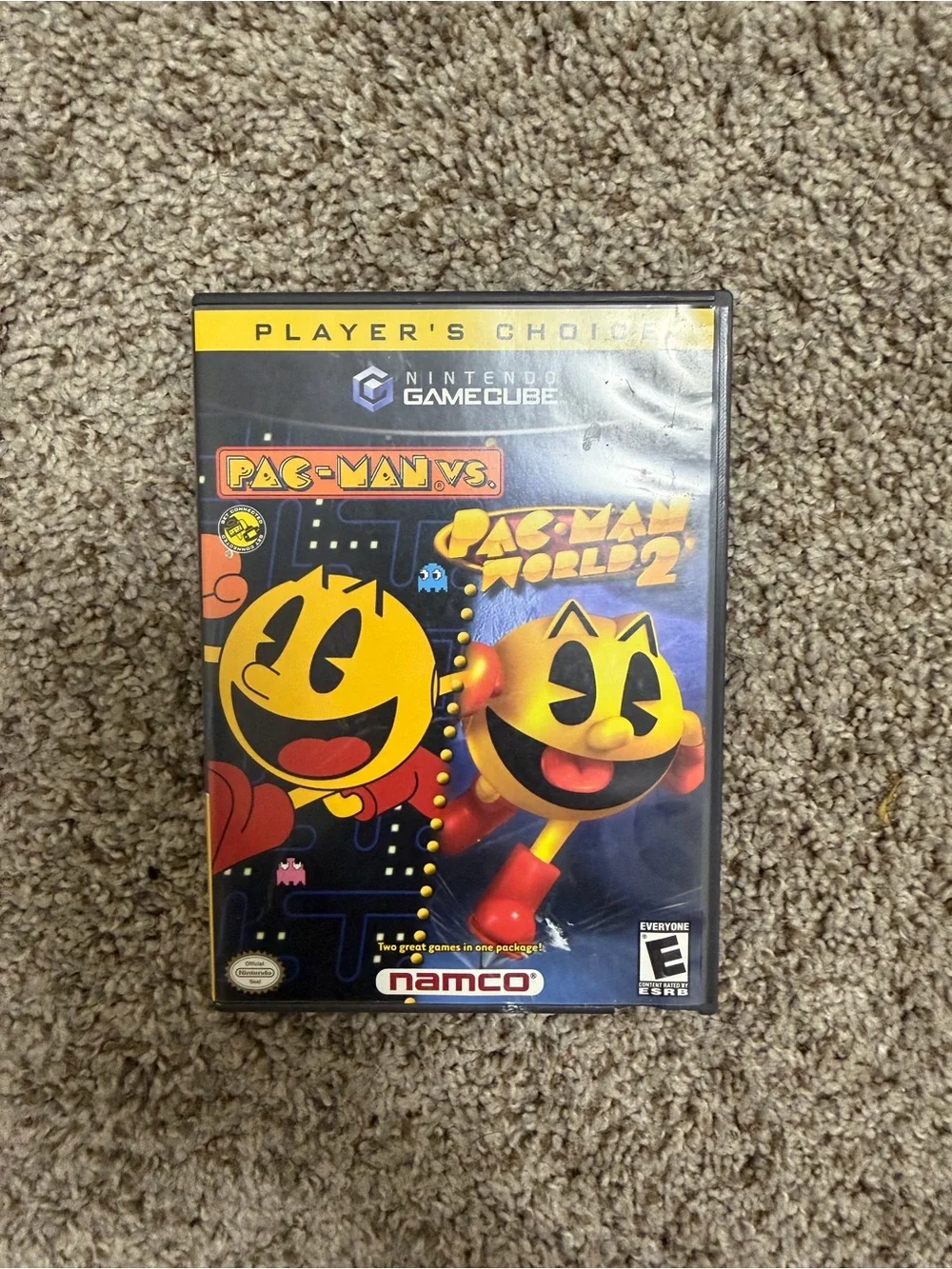 Nintendo GameCube Pac-Man vs. / Pac-Man World 2 (Yellow)